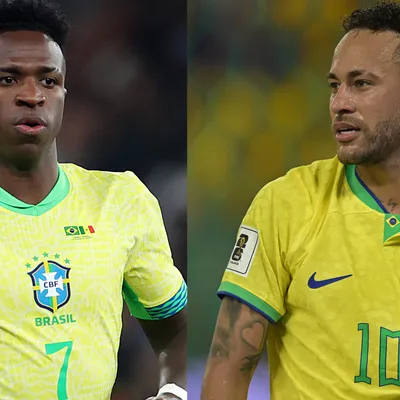 Estudo aponta valorização de Vini Jr e queda de Neymar na Seleção
