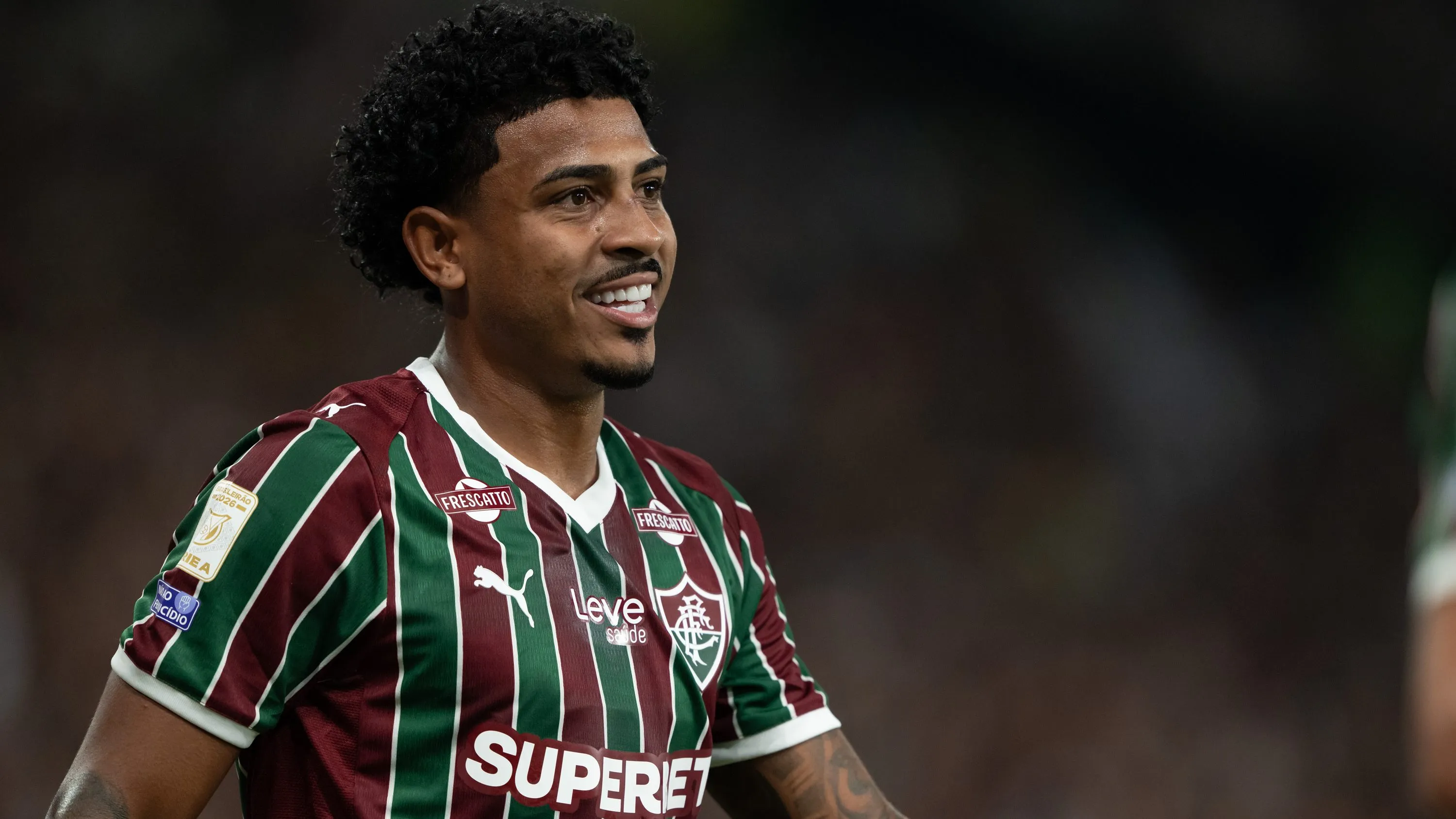 John Kennedy comemorando gol diante do SPFC. Foto: Jorge Rodrigues/AGIF