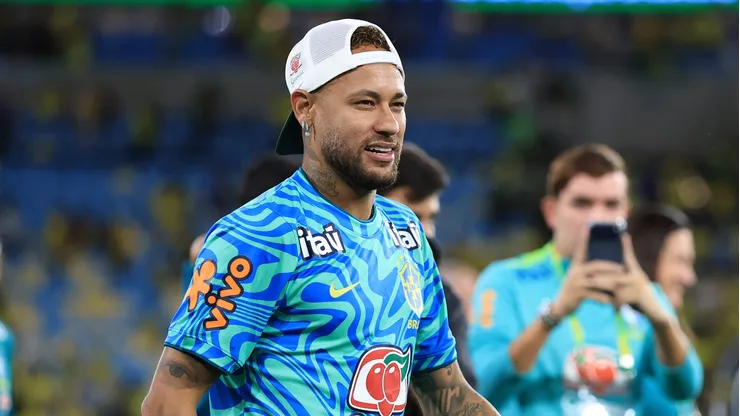 Neymar Jr. após a partida amistosa internacional entre Brasil e Panamá, realizada no Maracanã. (Photo by Buda Mendes/Getty Images)