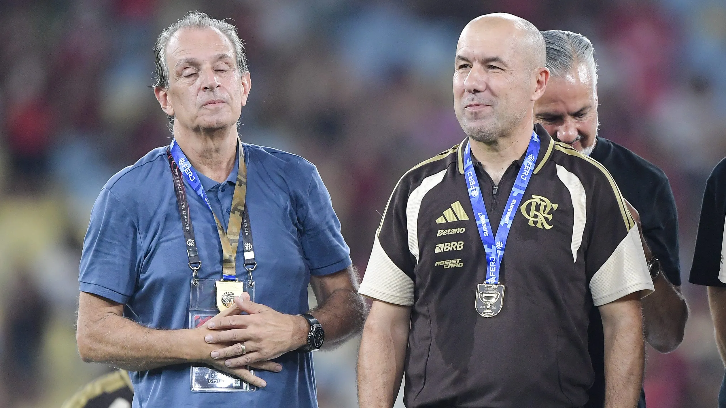 Bap e Leonardo Jardim - Foto: Thiago Ribeiro/AGIF.