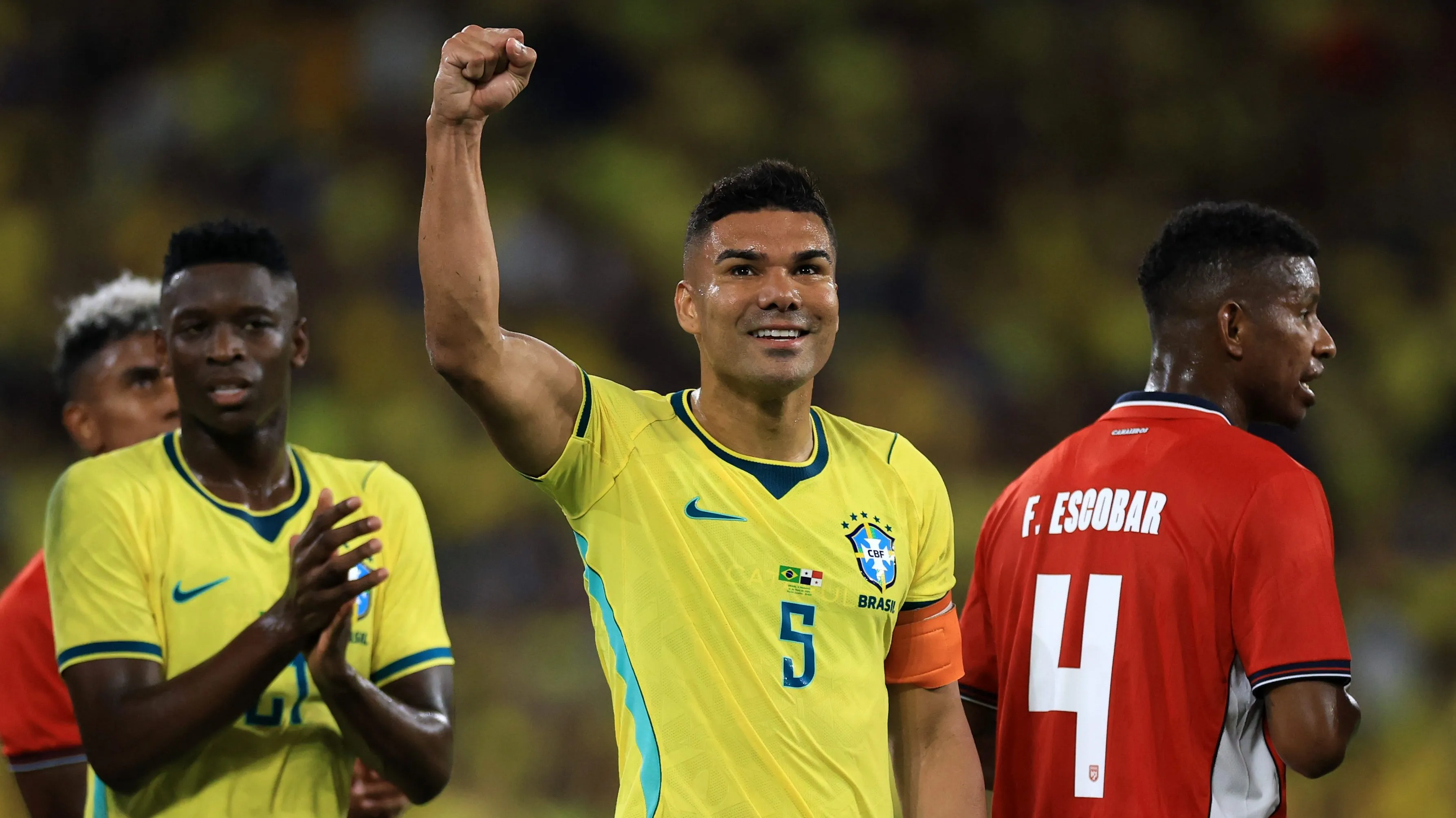 Casemiro marcou diante do Panamá - (Photo by Buda Mendes/Getty Images).