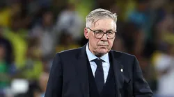 Ancelotti em ação durante amistoso entre Brasil e Panamá.