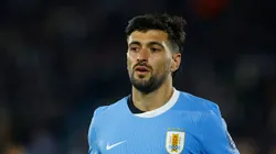 Arrascaeta em campo pelo Uruguai.