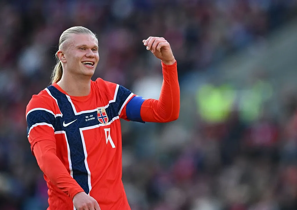 Haaland. Foto: Stuart Franklin/Getty Images