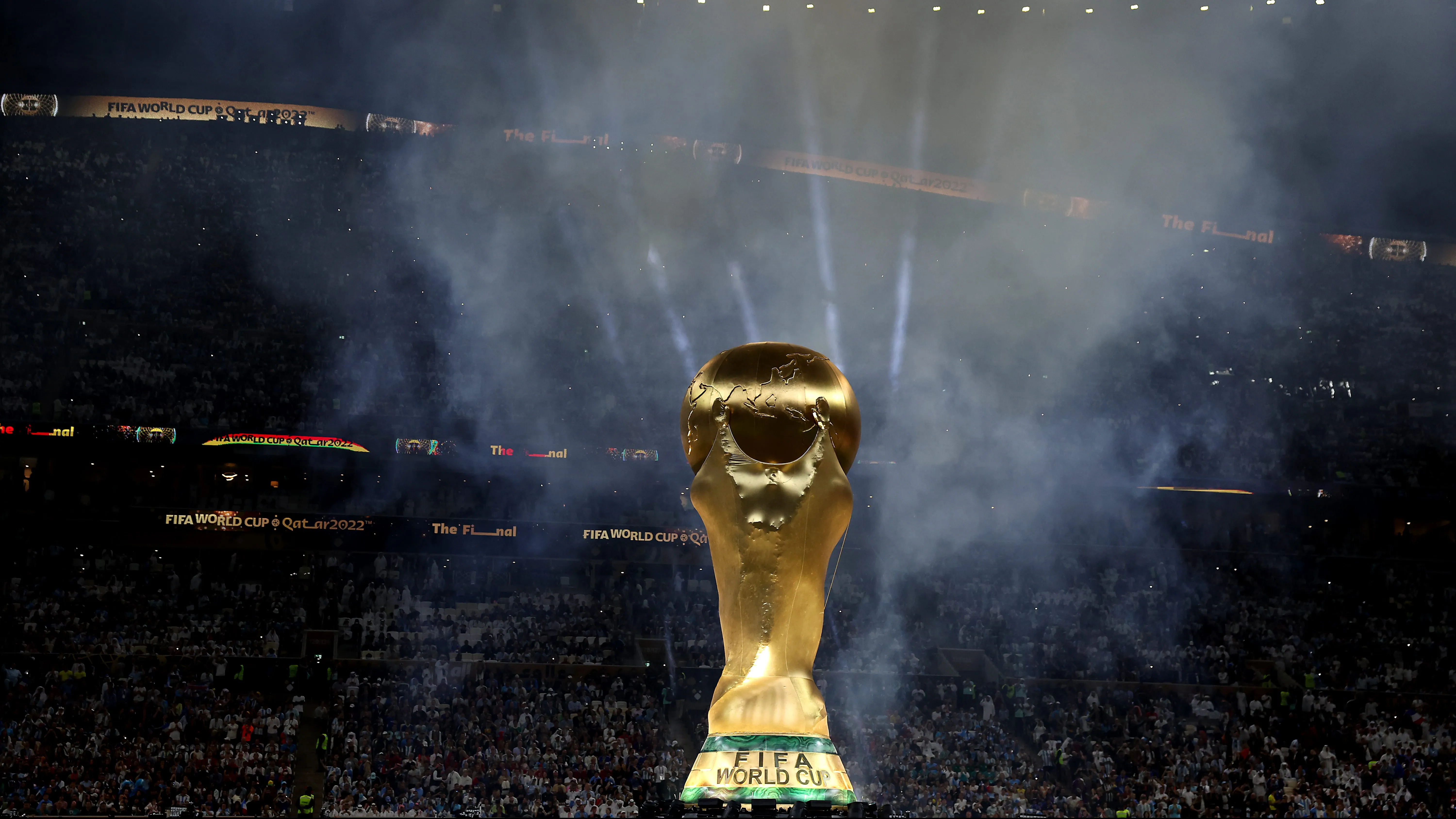 Show da final da Copa do Mundo de 2022. (Photo by Julian Finney/Getty Images)
