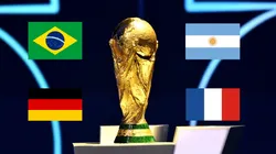 Troféu da Copa do Mundo. Foto: Mandel NGAN - Pool/Getty Images