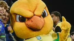 Mascote da Seleção. Foto: Jhony Pinho/AGIF
