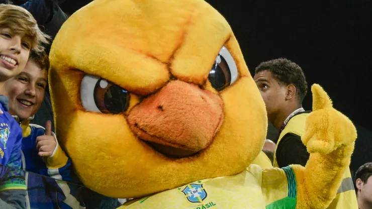 Mascote da Seleção. Foto: Jhony Pinho/AGIF