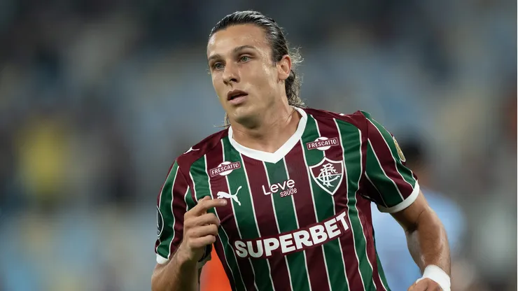 Canobbio jogador do Fluminense durante partida contra o Bolivar. Foto: Jorge Rodrigues/AGIF