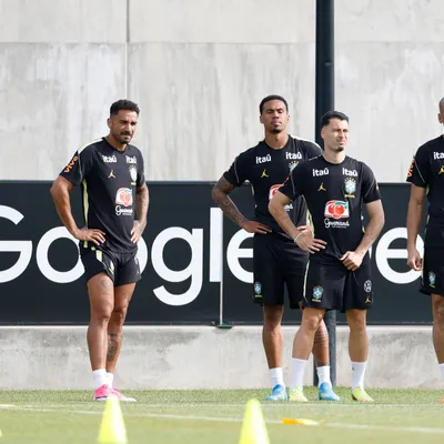 Marquinhos e Igor Thiago falam em dia de treino aberto da Seleção