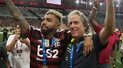 Gabigol e Jorge Jesus, ídolos históricos do Flamengo.