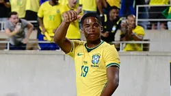 Endrick é uma das maiores promessas do futebol brasileiro. Foto: Julio Aguilar/Getty Images