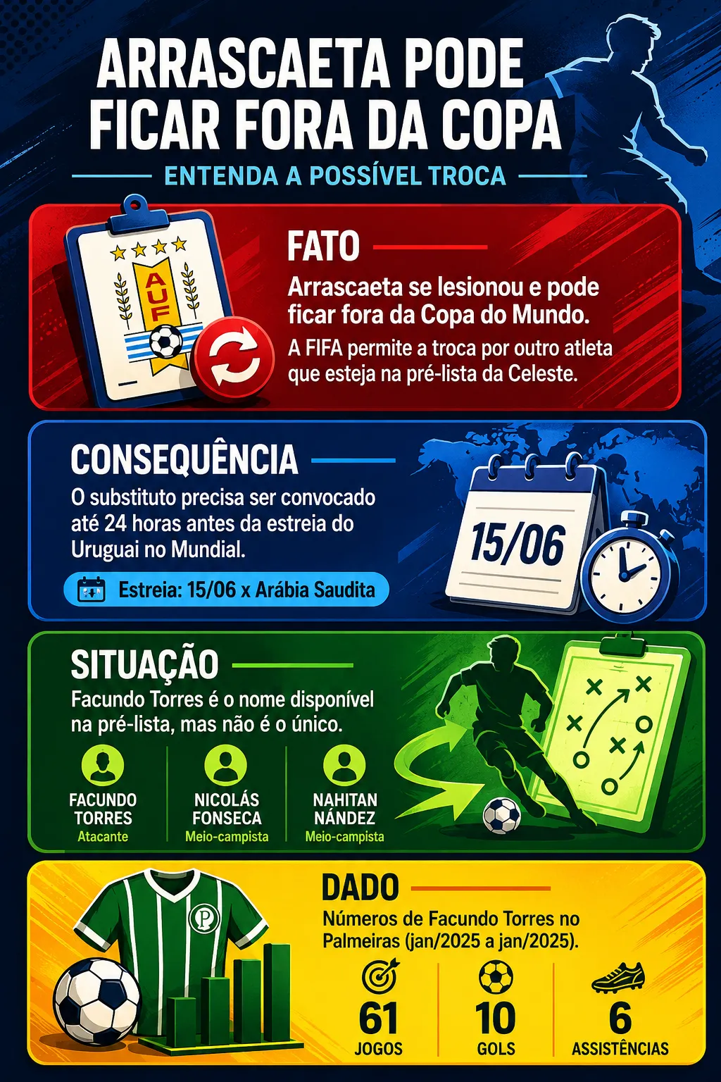 Infográfico Facundo Torres Copa do Mundo