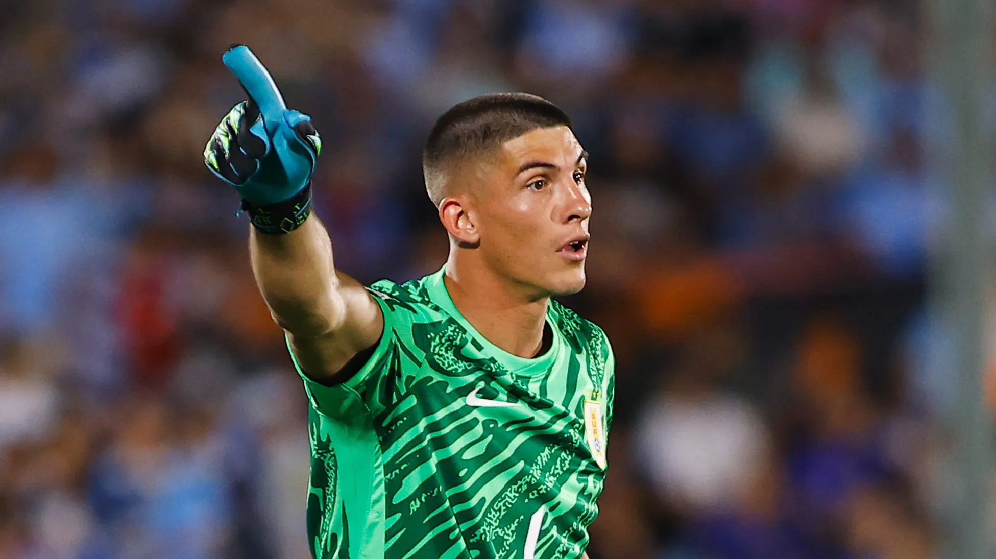 Rochet durante partida das Eliminatórias diante d Colômbia