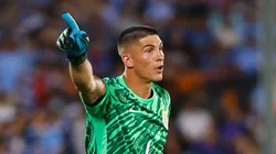 Rochet durante partida das Eliminatórias diante d Colômbia