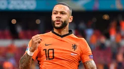 Memphis Depay. (Photo by Olaf Kraak - Pool/Getty Images)
