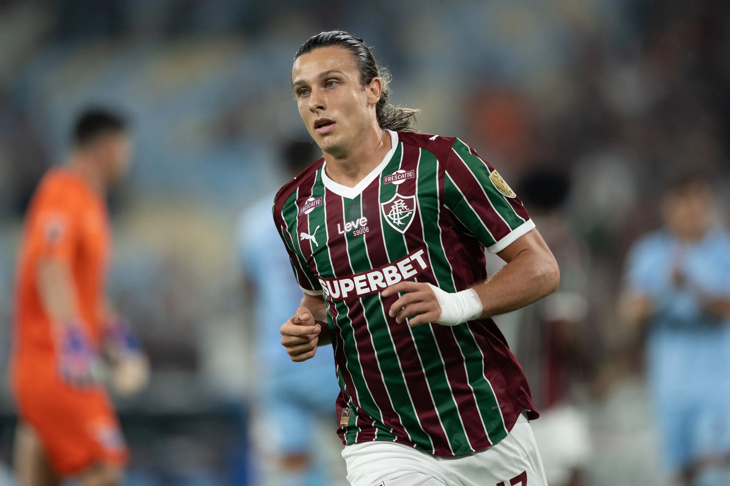 RJ – RIO DE JANEIRO – 19/05/2026 – COPA LIBERTADORES 2026, FLUMINENSE X BOLIVAR – Canobbio jogador do Fluminense durante partida contra o Bolivar no estadio Maracana pelo campeonato Copa Libertadores 2026. Foto: Jorge Rodrigues/AGIF