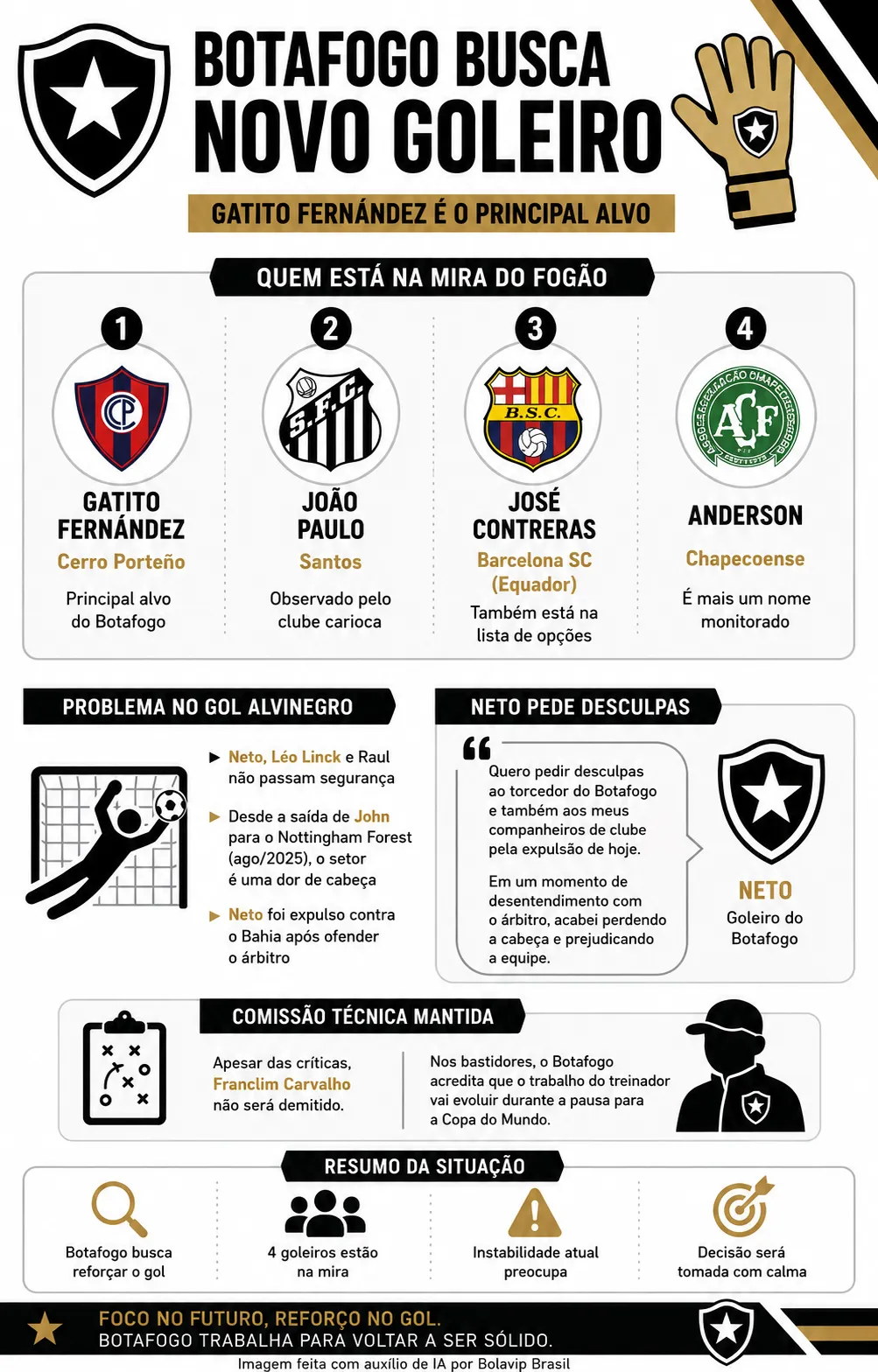 Infográfico - Foto: gerada com auxílio de IA pelo Bolavip Brasil.