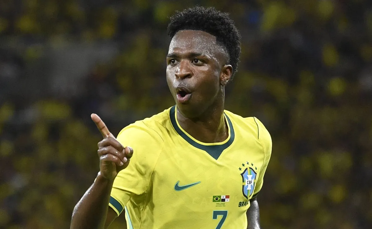 Vini Jr é um dos favoritos à Chuteira de Ouro da Copa do Mundo, aponta BBC; veja lista