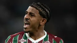 John Kennedy jogador do Fluminense durante partida contra o Deportivo La Guaira no estadio Maracana pelo campeonato Copa Libertadores 2026. Foto: Jorge Rodrigues/AGIF