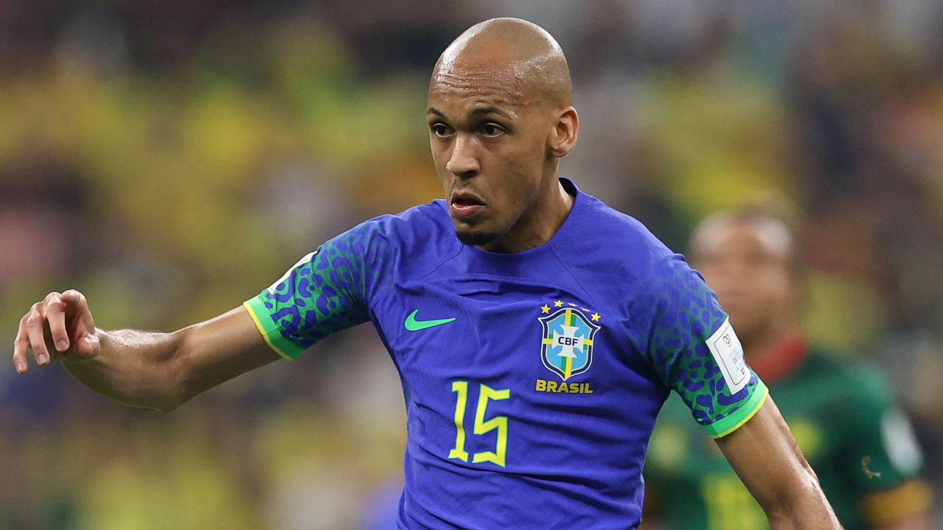 Fabinho ameniza lance entre Casemiro e Endrick e enaltece desejo em vencer pela Seleção Brasileira pelo Brasil (Photo by Richard Heathcote)
