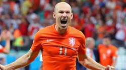 Arjen Robben foi decisivo na Copa do Mundo de 2014 (Photo by Dean Mouhtaropoulos)