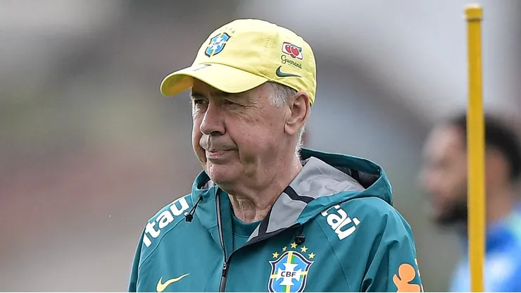 RJ - TERESOPOLIS - 29/05/2026 - BRASIL, TREINO - Carlo Ancelotti tecnico do Brasil durante treino no estadio Granja Comary. Foto: Thiago Ribeiro/AGIF