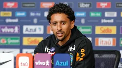 Marquinhos pela Seleção. Foto: Rafael Ribeiro/CBF