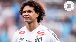 Willian Arão jogador do Santos durante partida na Vila Belmiro