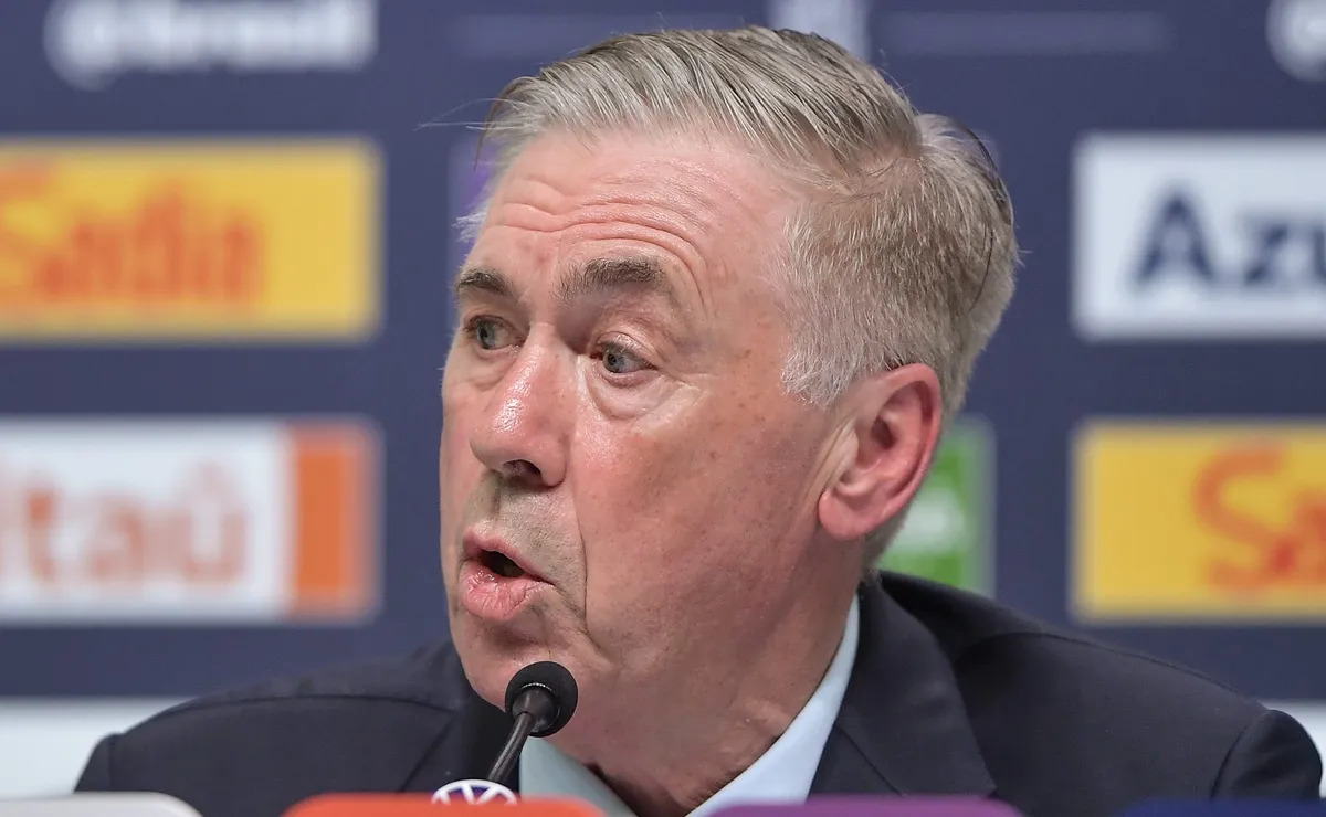 Ancelotti revela que decidiu convocar Neymar após sequência pelo Santos e nega pressão externa