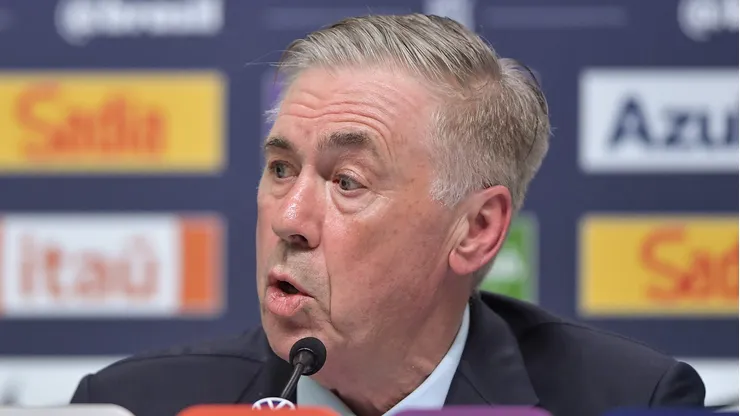 Ancelotti na Seleção Brasileira. Foto: Thiago Ribeiro/AGIF