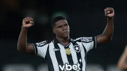 Kadir jogador do Botafogo comemora vitoria apos partida contra o Sport no estadio Engenhao pelo campeonato Brasileiro A 2025.