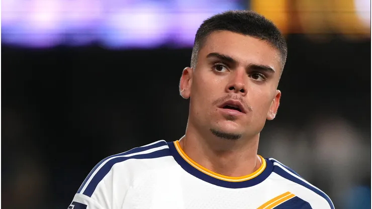 Gabriel Pec jogador do LA Galaxy durante partida da MLS