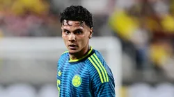 Richard Ríos, meio-campista do Benfica e da Colômbia - Foto: Julio Aguilar/Getty Images