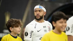 Memphis Depay jogador do Corinthians durante partida contra o Platense no estádio Arena Corinthians pelo campeonato Copa Libertadores 2026. Foto: Jefferson José/RP FOTOPRESS/AGIF