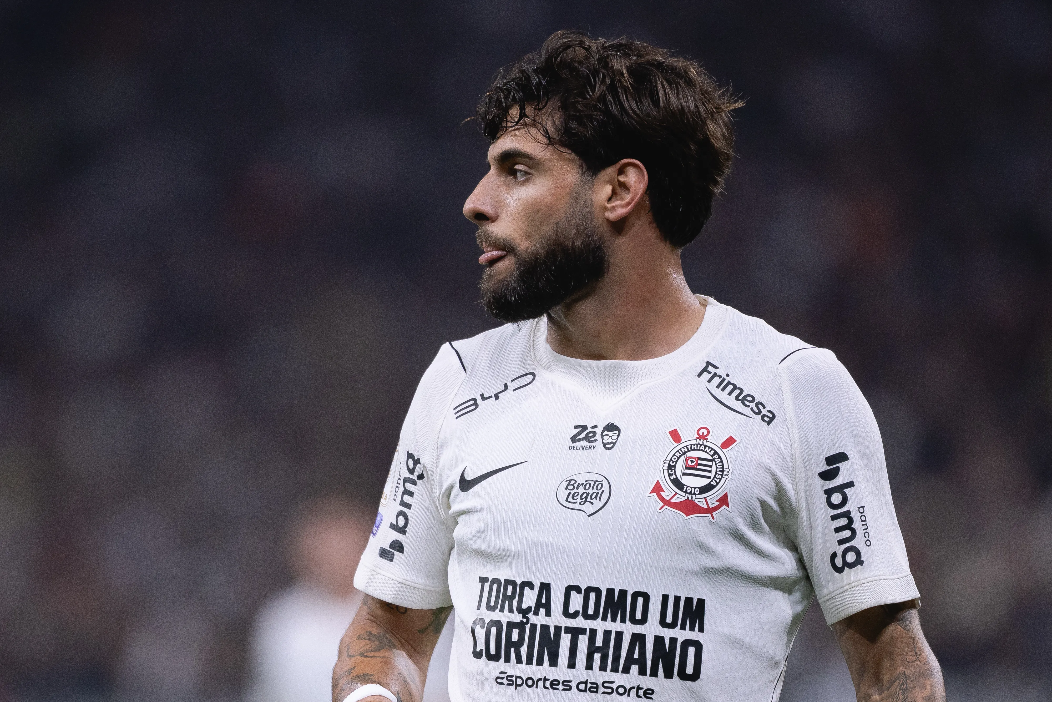 SP – SAO PAULO – 24/05/2026 – BRASILEIRO A 2026, CORINTHIANS X ATLETICO-MG – yuri alberto jogador do Corinthians durante partida contra o Atletico-MG no estadio Arena Corinthians pelo campeonato Brasileiro A 2026. Foto: Ettore Chiereguini/AGIF