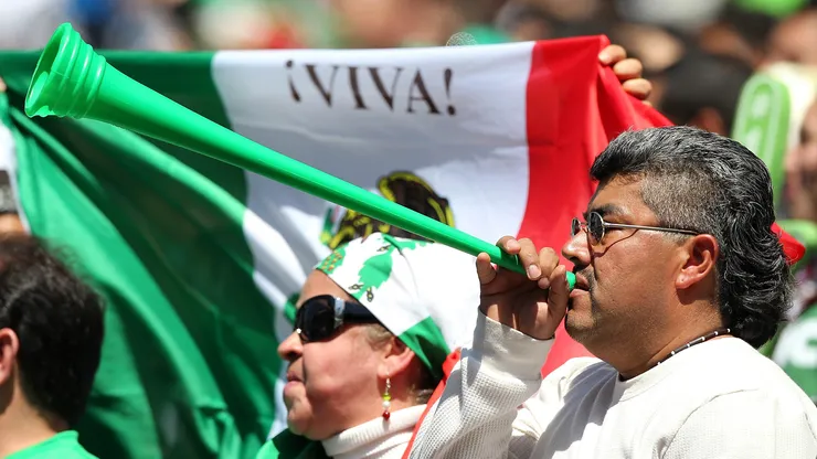 SEATTLE - MAY 28: A fan blows a vuvuzela during the match between Mexico and Ecuador at Qwest Field on May 28, 2011 in Seattle, Washington. Mexico and Ecuador played to a 1-1 tie. (Photo by Otto Greule Jr/Getty Images)