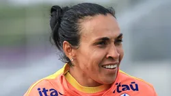 Marta durante treino em São Paulo. Foto: Lívia Villas Boas/CBF
