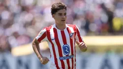 Julián Alvarez em campo pelo Atlético de Madrid.