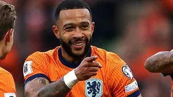 Memphis em ação na Seleção da Holanda - (Photo by Dean Mouhtaropoulos/Getty Images)