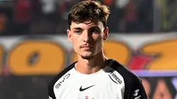 Breno Bidon jogador do Corinthians durante partida contra o Vitoria no estadio Barradao pelo campeonato Brasileiro A 2026.