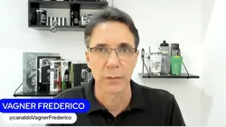 Vagner Frederico, jornalista e setorista do Santos. Foto: Reprodução/YouTube