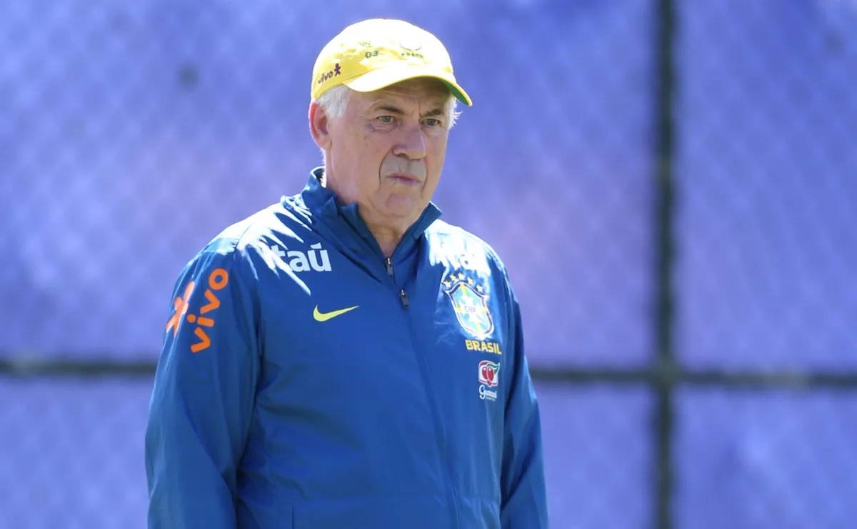 Ancelotti dita regra na Seleção Brasileira: “Jogador preguiçoso vai pro banco”