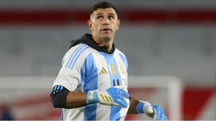 O goleiro Emiliano Martínez é um dos destaques da Argentina (Photo by Daniel Jayo/Getty Images)