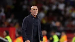 Luis de la Fuente durante o amistoso internacional de ontem (4)