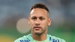 Ney Jr. durante treino da Seleção.