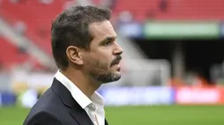 Admar Lopes diretor executivo do Vasco antes da partida contra o Botafogo no estadio Mane Garrincha pelo campeonato Brasileiro A 2025. Foto: Mateus Bonomi/AGIF