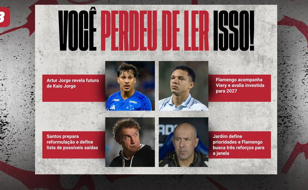 As principais notícias do futebol brasileiro que você não leu na semana do dia 31 de maio a 5 de junho