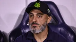 Rafael Guanaes tecnico do Mirassol durante partida contra o Palmeiras no estadio Arena Barueri pelo campeonato Paulista 2026. Foto: Fabio Giannelli/AGIF
