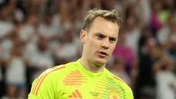 Neuer durante jogo da seleção alemã.